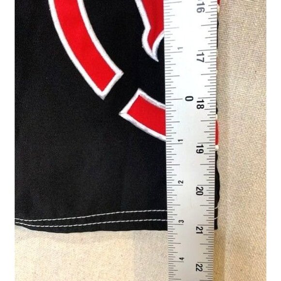 Dethrone Royalty Men's Black & Red MMA Fight Shorts Size 36 Polyester - Picture 7 of 10